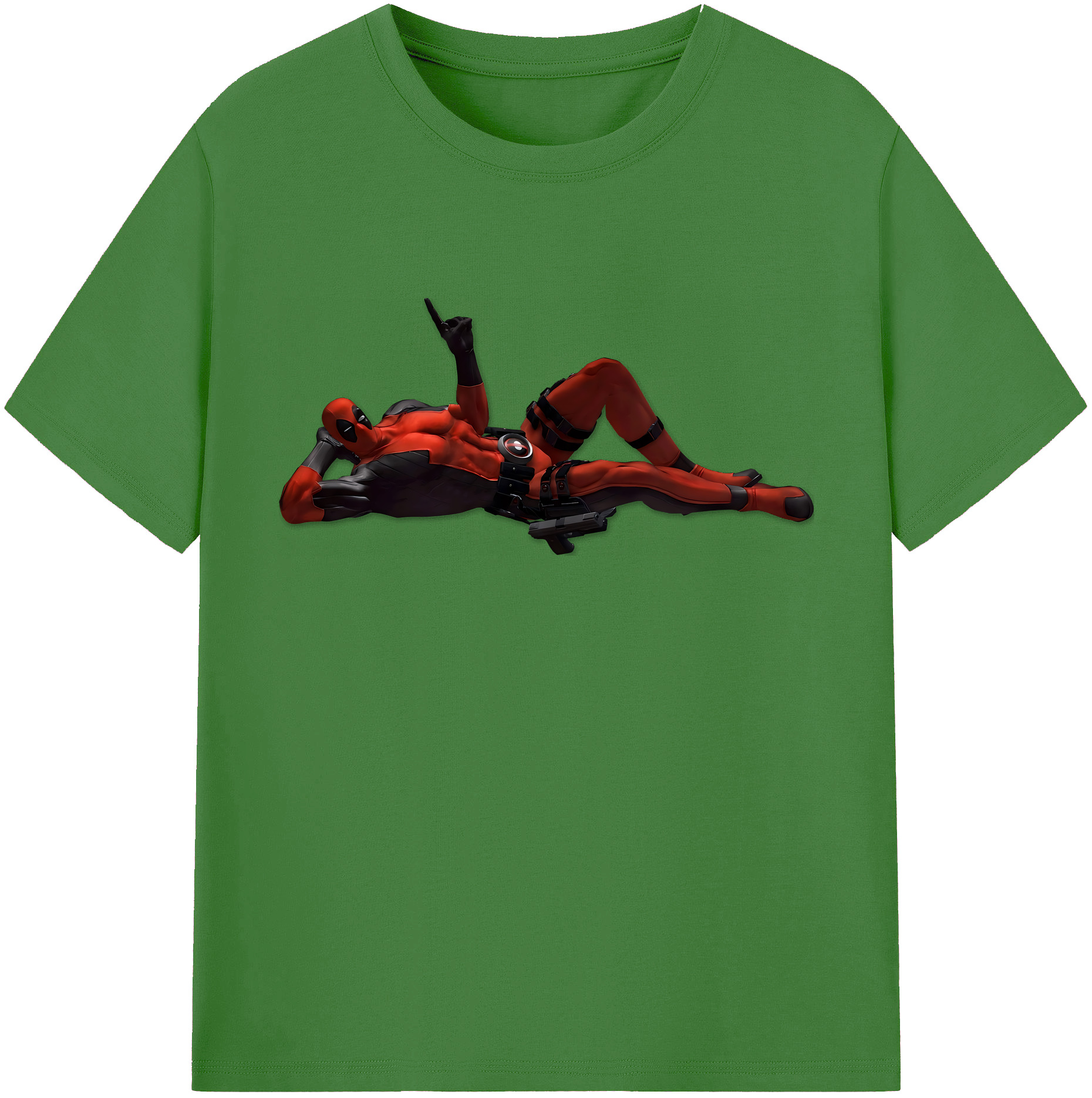 （画像用） Deadpool デッドプール レディースカジュアルプリントTシャツ（綿100％）